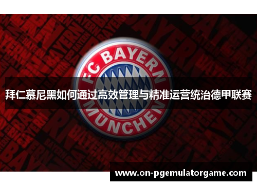 拜仁慕尼黑如何通过高效管理与精准运营统治德甲联赛