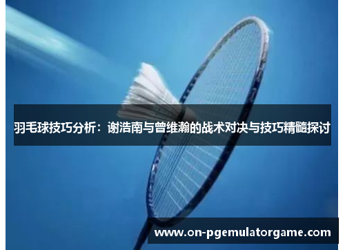 羽毛球技巧分析：谢浩南与曾维瀚的战术对决与技巧精髓探讨